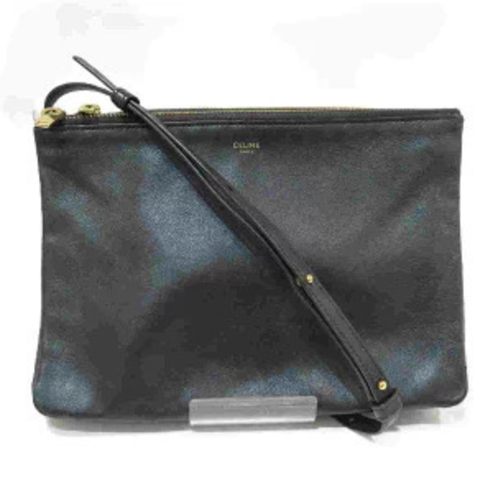 Celine Trio Lambskin Shoulder Bag